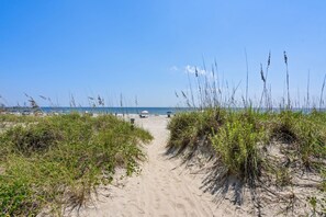 On the beach