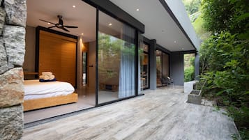 Vila Desain, 1 kamar tidur, pemandangan kebun | Pemandangan dari kamar