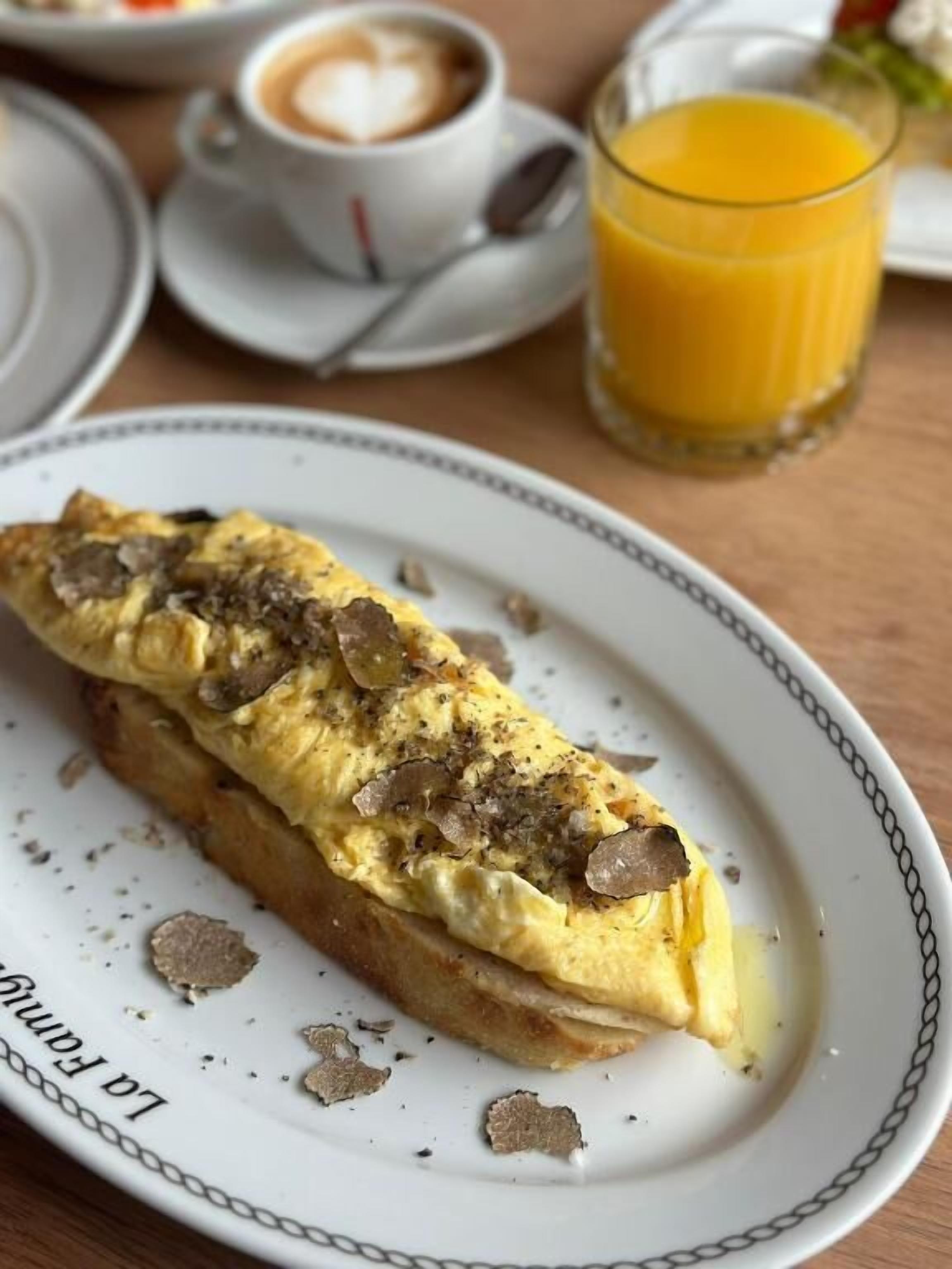 Repas de petit déjeuner