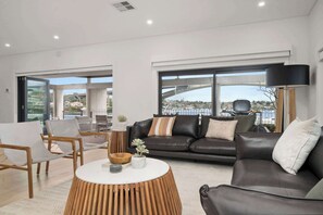 TV, stereo, offices - Sydney Harbour-Front Home With Views & Parking (Drummoyne)