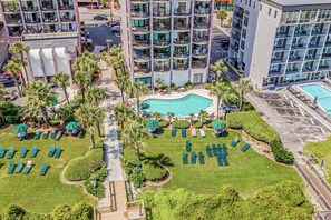 Exterior - Palms Resort 1004 - Oceanfront! (Myrtle Beach)