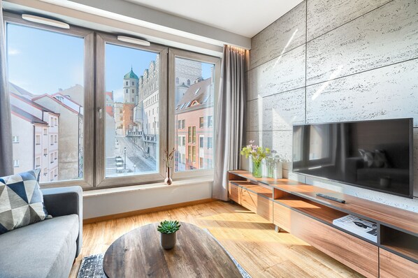 Living room - Park Apartment Old Town by Renters (Szczecin)
