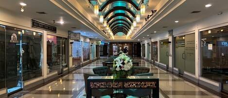 Sitteområde i lobbyen