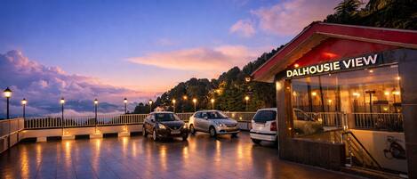 Majoituspaikan julkisivu