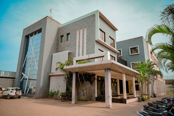 Fassade der Unterkunft