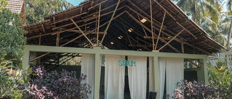 Façade de l’hébergement