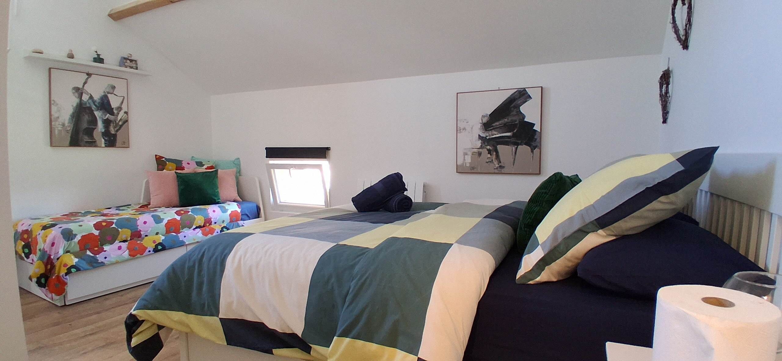 1 dormitorio, tabla de planchar con plancha, wifi gratis