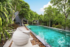 Outdoor pool - 2BR Duplex Pavilion P12 in Natural Park (Kamala)