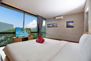 Design villa, 2 slaapkamers, uitzicht op resort | Kameruitzicht