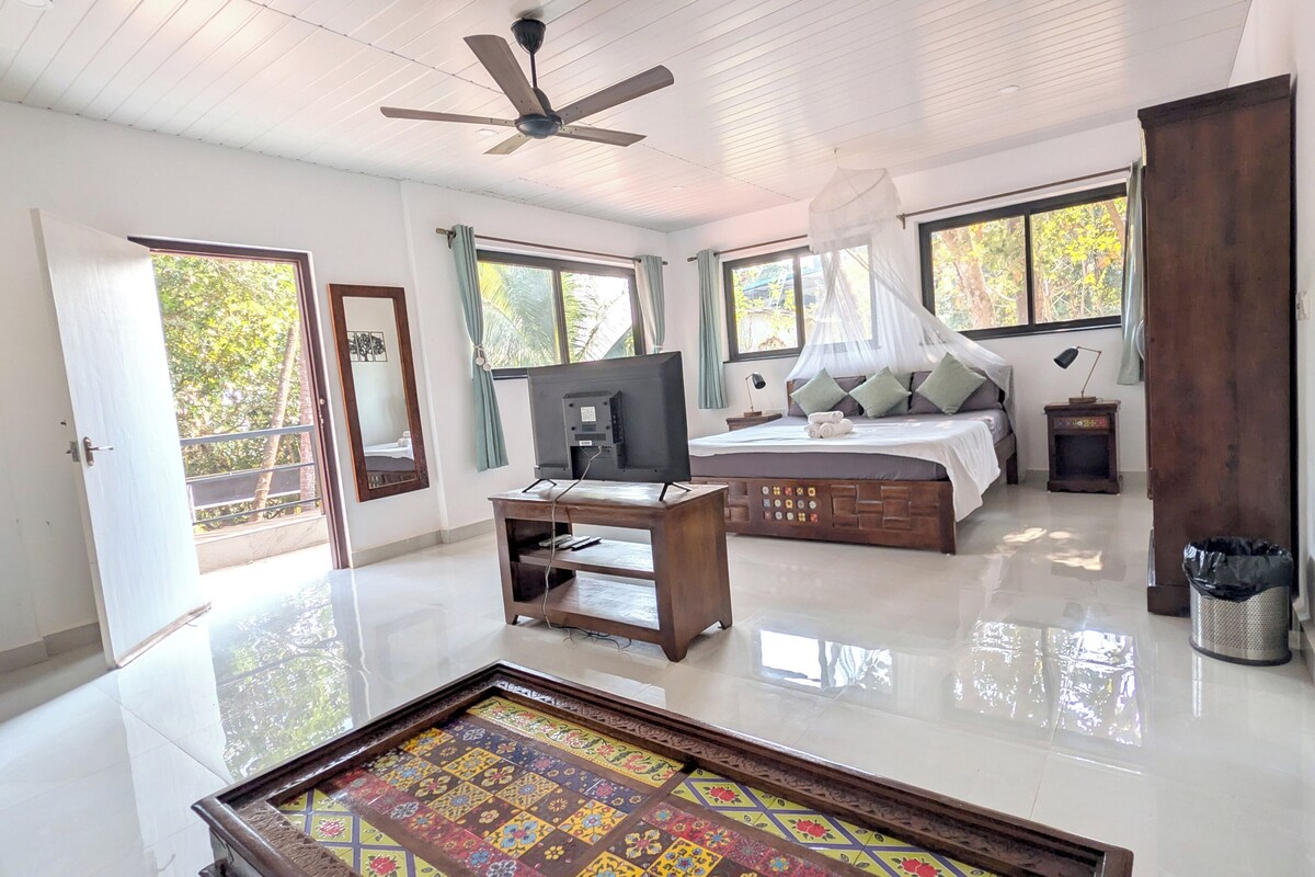 디럭스 더블룸, 정원 전망 | 고급 침구, 객실 내 금고, 노트북 작업 공간, 무료 WiFi