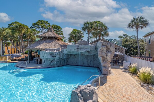 Indoor pool, a heated pool
