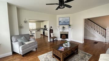 TV connectée, cheminée