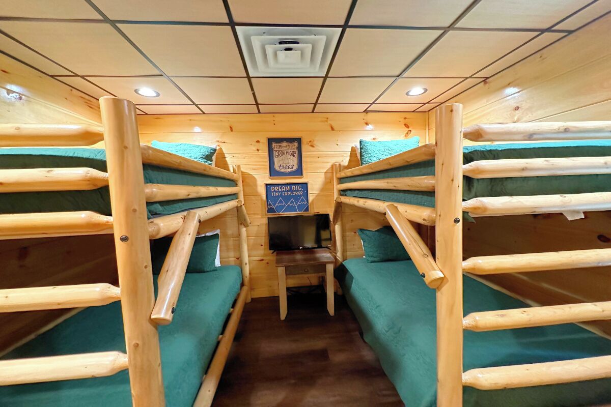 One of Shepherd's Rest's comfy bedrooms
