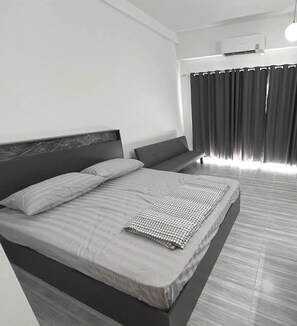 1 غرفة نوم وملاءات أسرّة