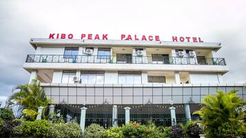 Façana frontal de l'allotjament