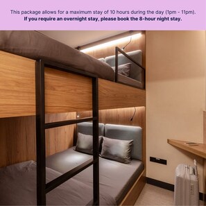 Family Bunk Cabin - 10 Hour Day Stay from 13:00-23:00 hrs (1pm-11pm) No Shower | Ingyenes wifi és ágynemű