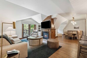 TV, fireplace - The Aspen Mountain Residences 52BC - 2 Bedroom Residence (Aspen)