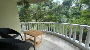 Blick auf den Garten