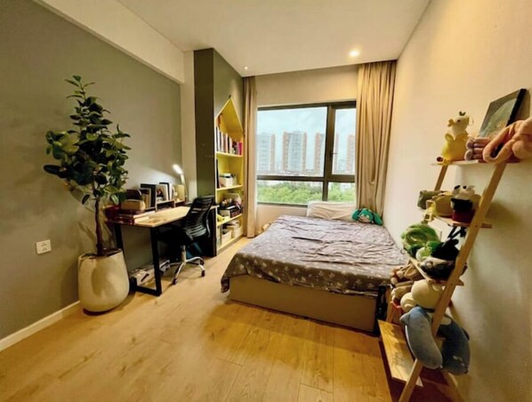 1 室のベッドルーム、WiFi、ベッドシーツ
