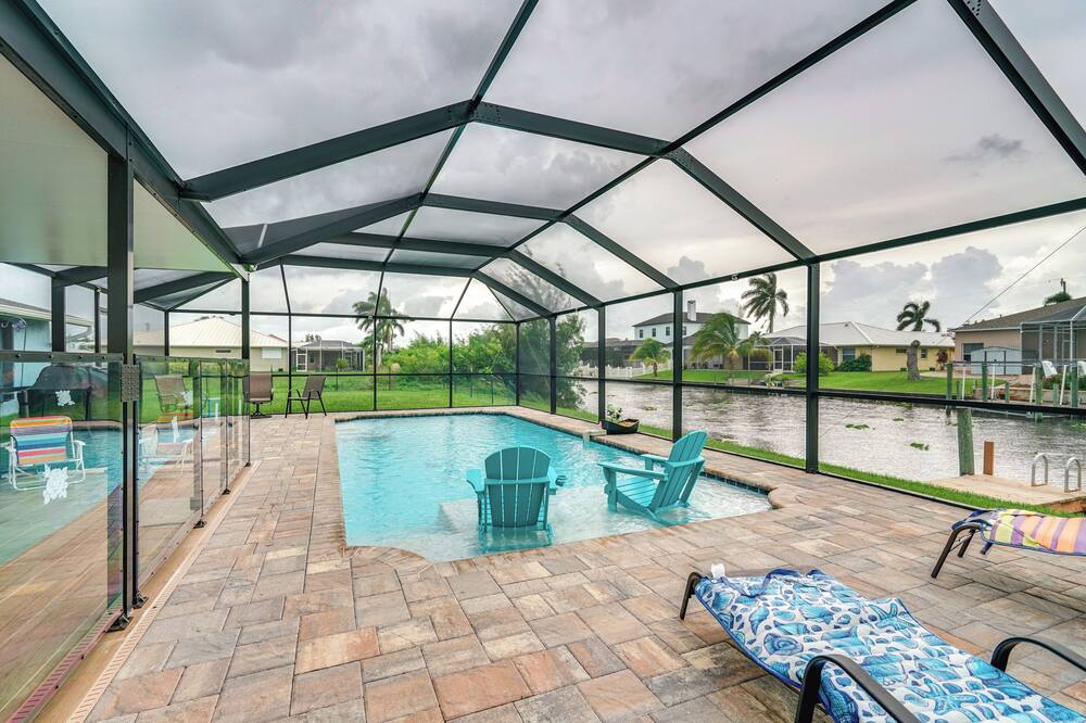 Canalfront Cape Coral Home: Fish, Swim & Lounge! - Tioga Canal, FL