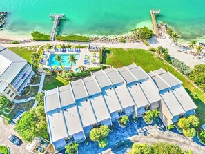 Exterior - Nautical Natural Light Oceanfront Townhouse (Key Colony Beach)