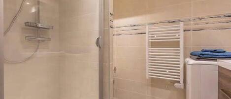 Shower, hair dryer