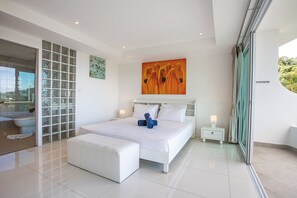 Căn hộ Exclusive, 2 phòng ngủ, ban công, quang cảnh một góc biển | 2 phòng ngủ, truy cập Internet không dây miễn phí 