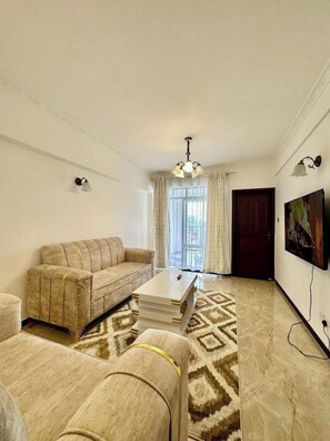 Living area - 2 Bedroom Apartment In Kilimani (Nairobi)