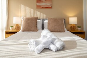2 bedrooms, iron/ironing board, free WiFi, bed sheets