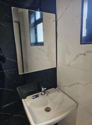 Towels, soap, toilet paper