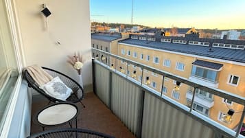 Estúdio conforto, vista para a cidade | Sacada