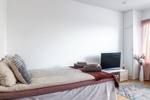Ropa de cama de alta calidad y cortinas blackout