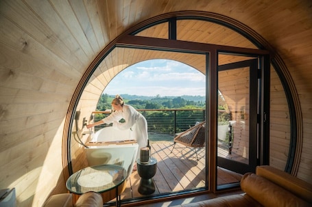 Interior. The Sonoma Spyglass | Incredible Views + Sauna