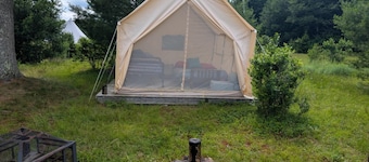 CABIN TENT ON WORKING RANCH NEAR BETHEL WOODS