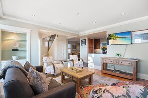 Living area - Magnificent Ocean View; Walk to beaches and town (Swampscott)