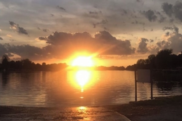 Enjoy nightly sunsets from your deck/beach/or hot tub!