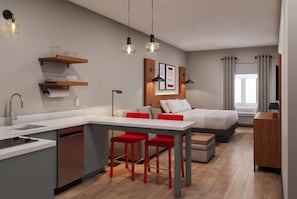 Suíte, 1 cama King e sofá-cama, para não fumantes, cozinha | Wi-Fi (sobretaxa)