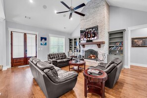 Smart-tv en een kantoor