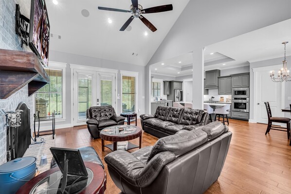 Smart-tv en een kantoor