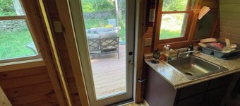 Peaceful and Private A-frame in the woods, not far from Elk Mountain Ski Resort!
