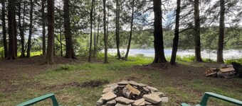 Peaceful and Private A-frame in the woods, not far from Elk Mountain Ski Resort!
