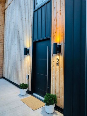 Exterior detail - Oyster Creek Chalet 1 (Gaspereaux)