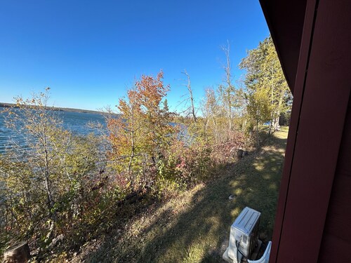 Red Cabin Retreat on Island Lake - Perfect for Fishing & Wildlife Lovers