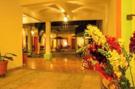 Classic Quadruple Room, Courtyard View | Terrace/patio