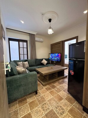 Appartement, 1 chambre, balcon, vue sur la ville | Commodité de la chambre