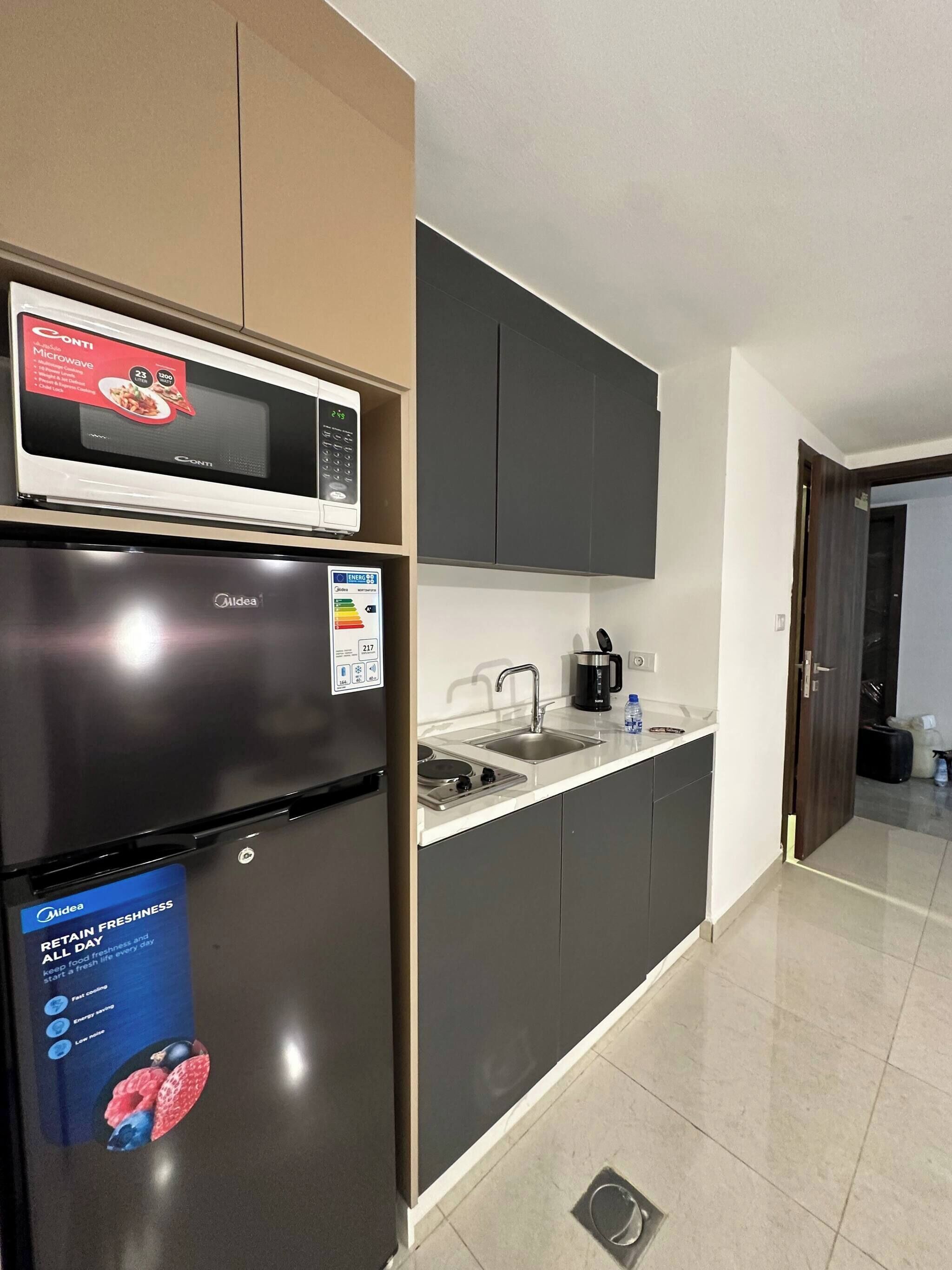 Apartamento, 1 quarto, para fumantes, vista para a cidade | Parte interna