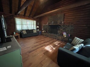 TV, fireplace, table tennis - Cabin #8 - Ranch House (Payson)