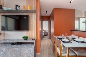 Apartamento conforto | Opções para refeição