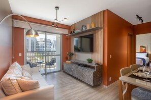 Comfort Apartment | Living area - Home Stay Paulistano (São Paulo)