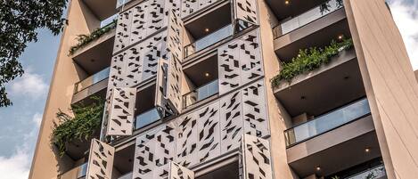 Fachada de la propiedad